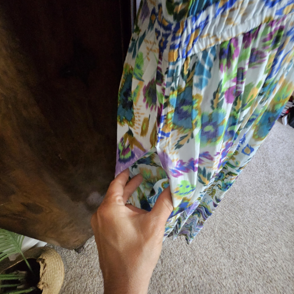 Johnny Was Multicolor Floral Maxi Dress NWT - Picture 6 of 10